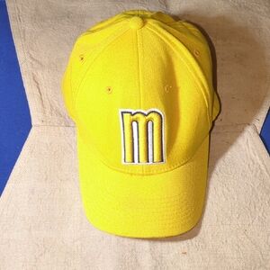 Mecca Yellow Cap with Blue Embroidered M